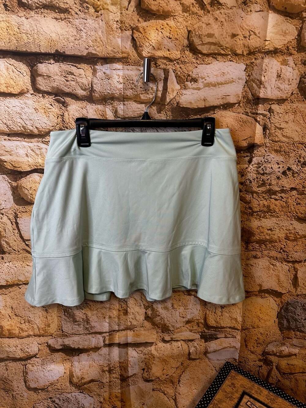 Tommy Bahama Golf Women's Mint Green Flounce Ruffle Hem Athletic Skort